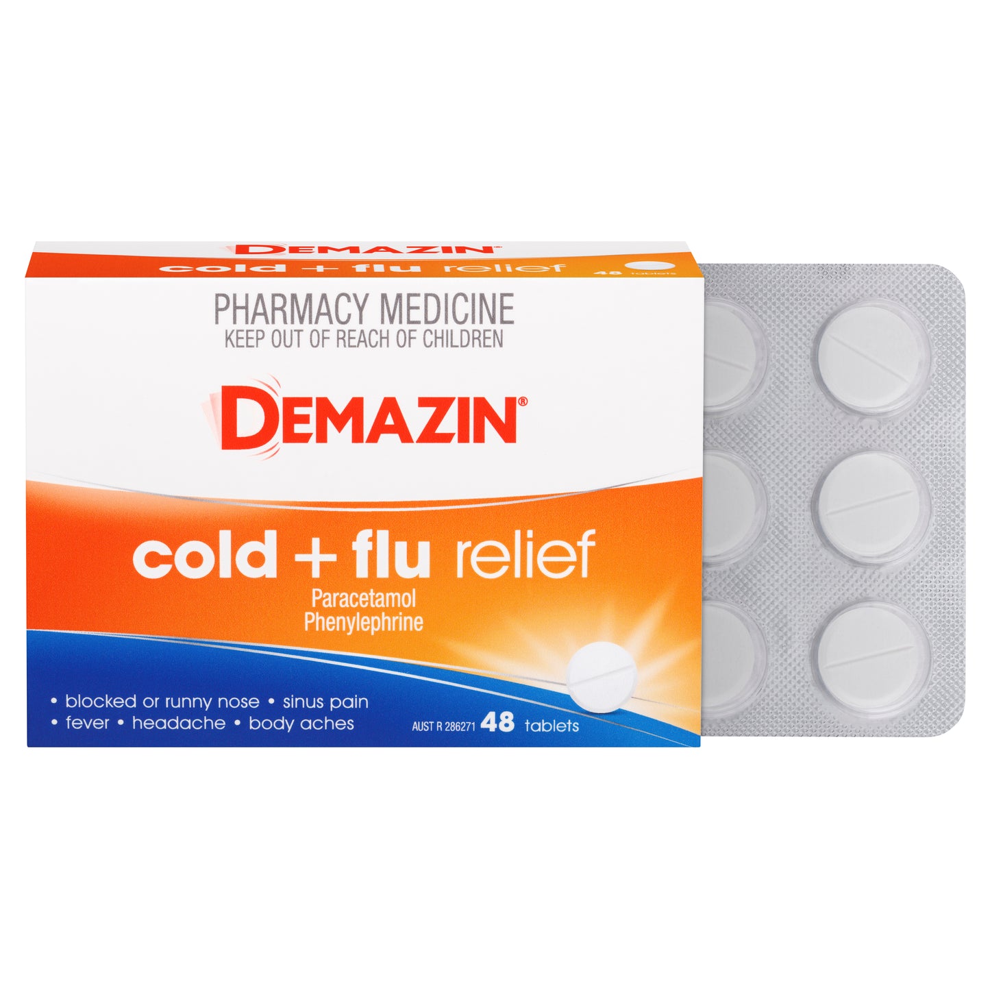 Demazin Cold & Flu Relief Tablets