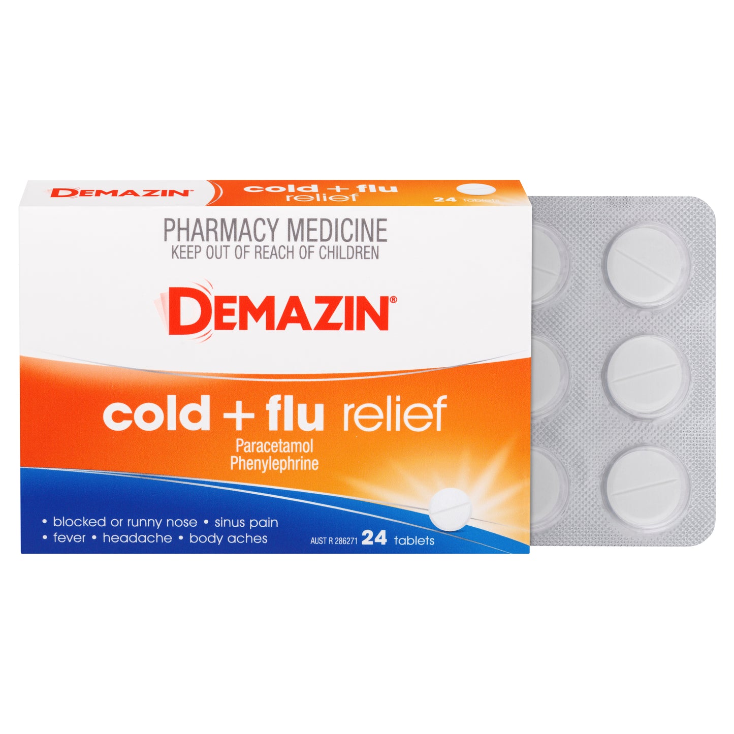 Demazin Cold & Flu Relief Tablets