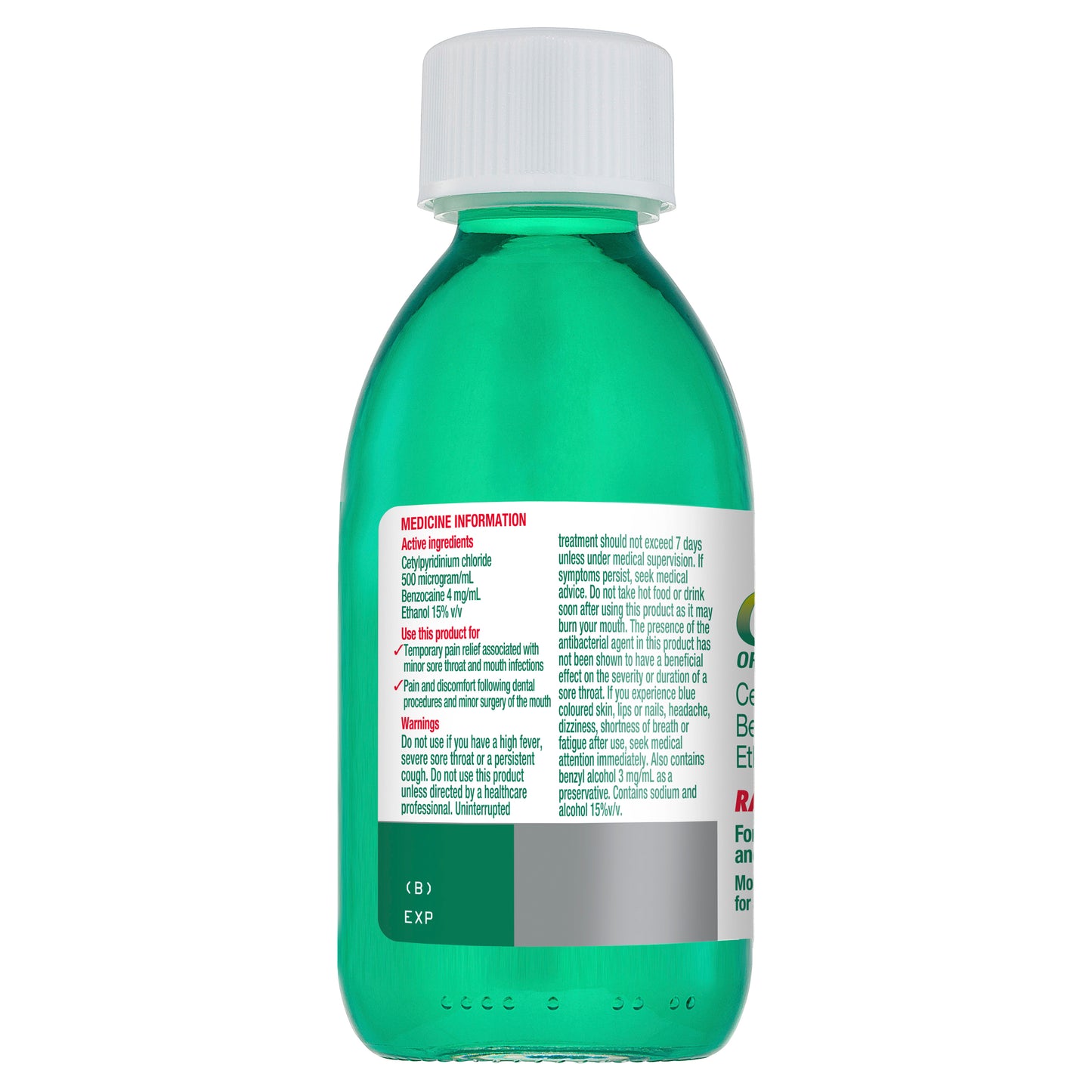 Cepacaine Oral Solution