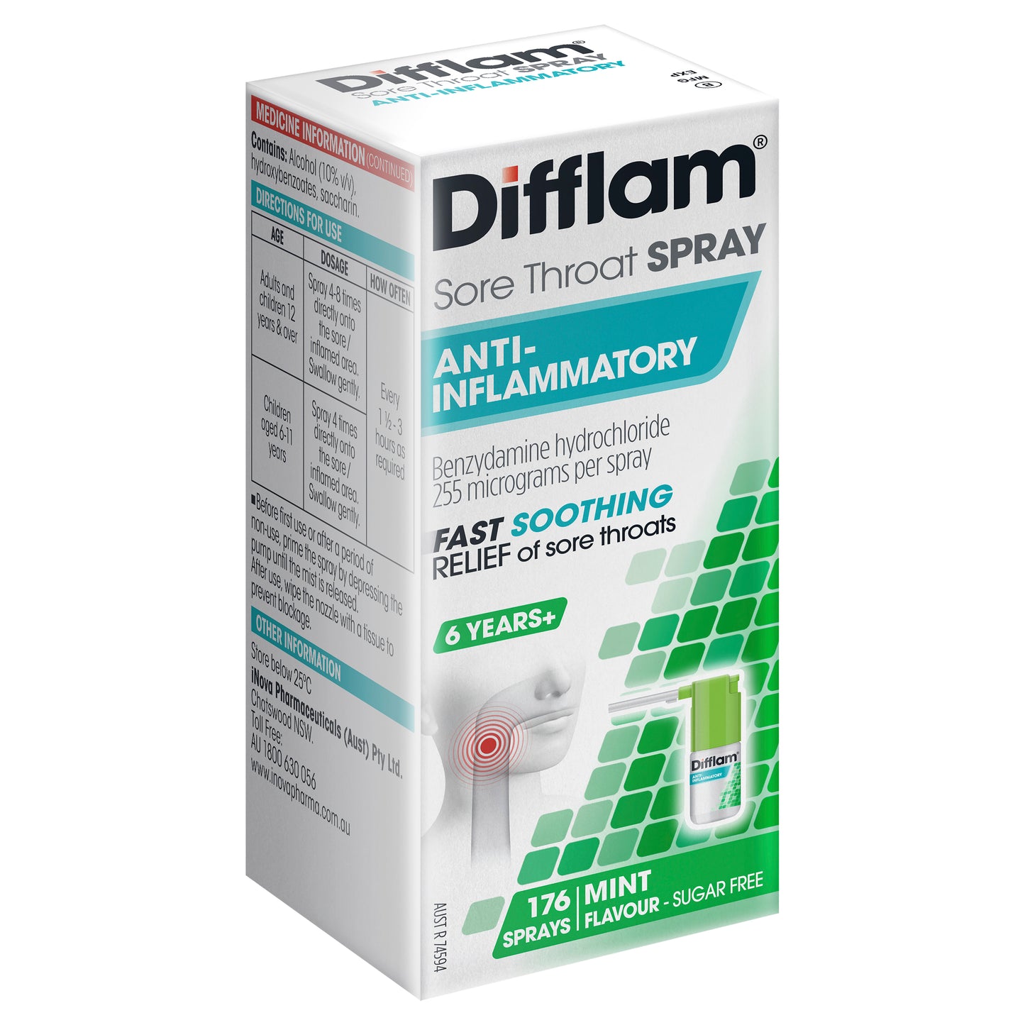 Difflam Sore Throat Spray