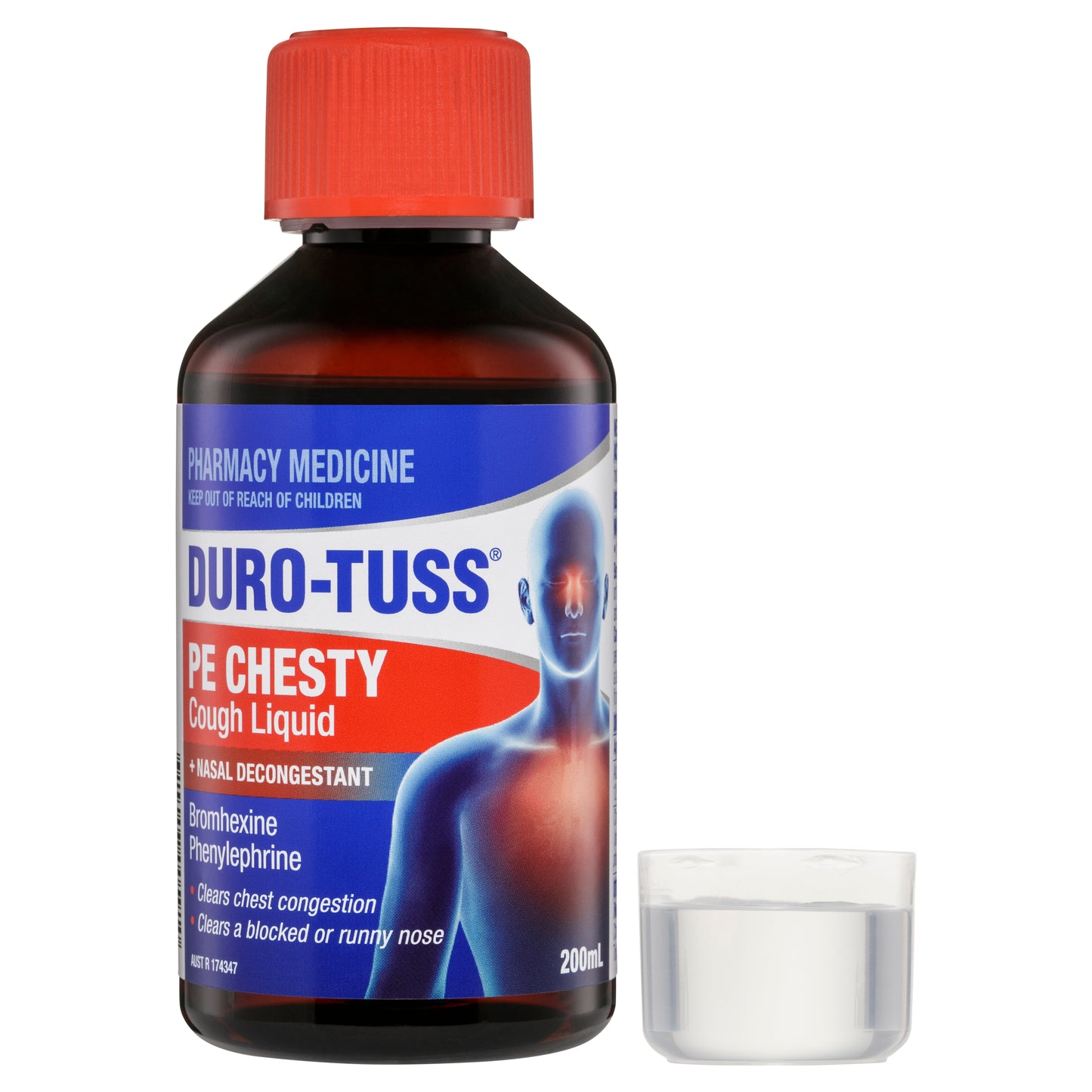 DURO-TUSS PE Chesty Cough Liquid + Nasal Decongestant