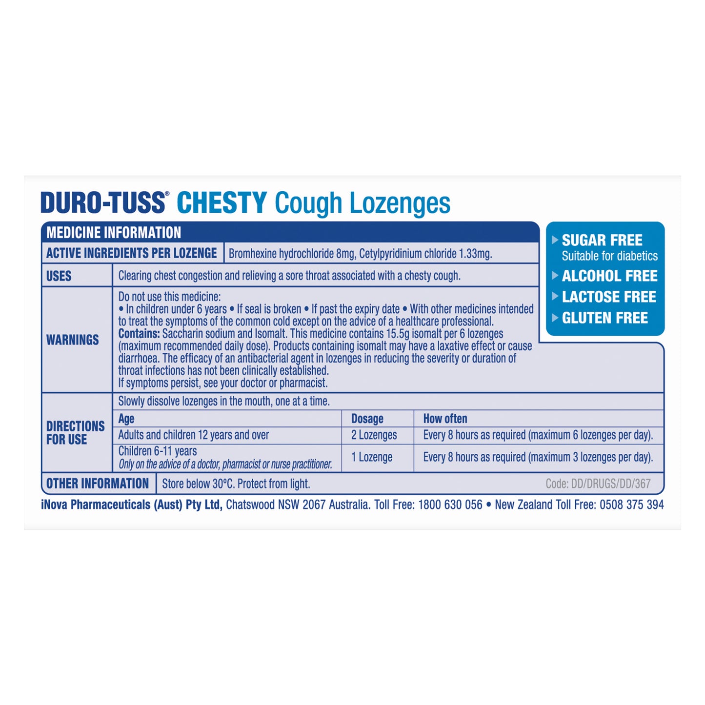 DURO-TUSS Chesty Cough Lozenges