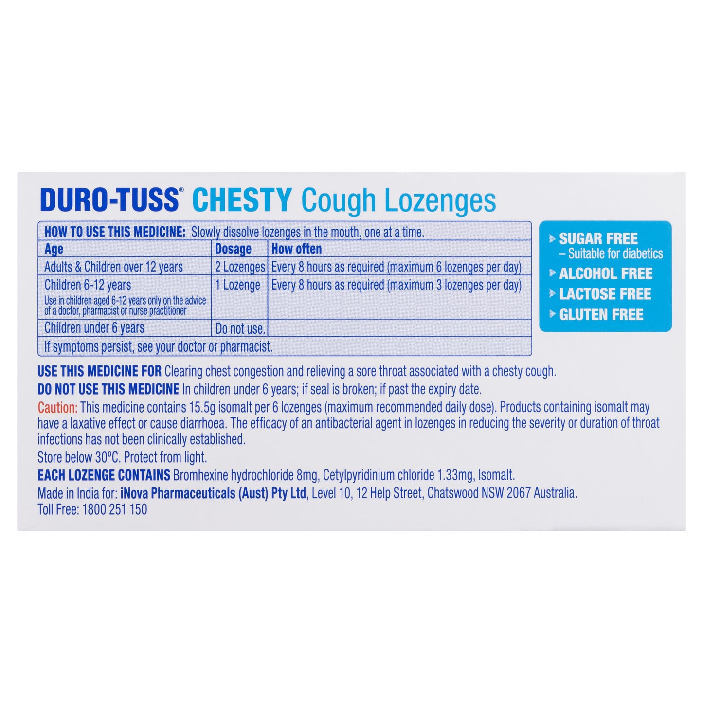 DURO-TUSS Chesty Cough Lozenges