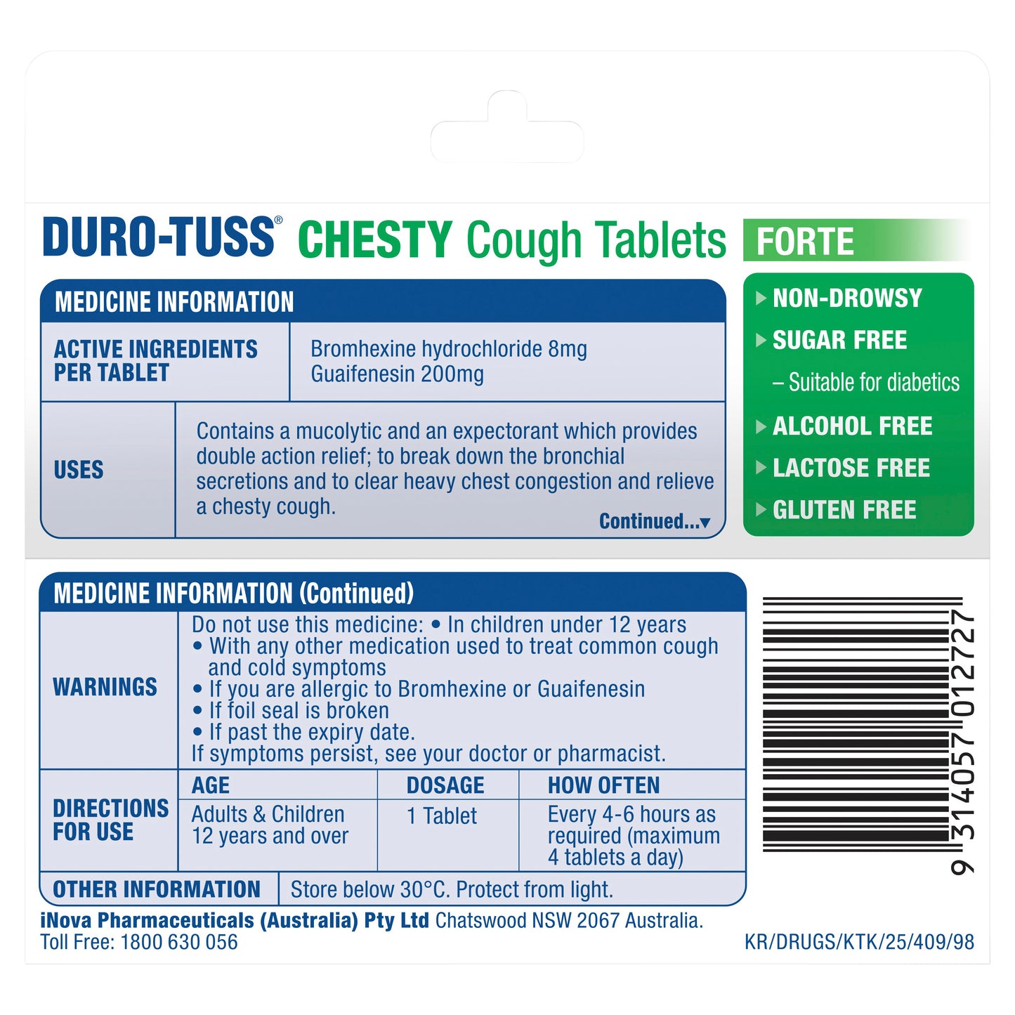 DURO-TUSS Chesty Cough Forte