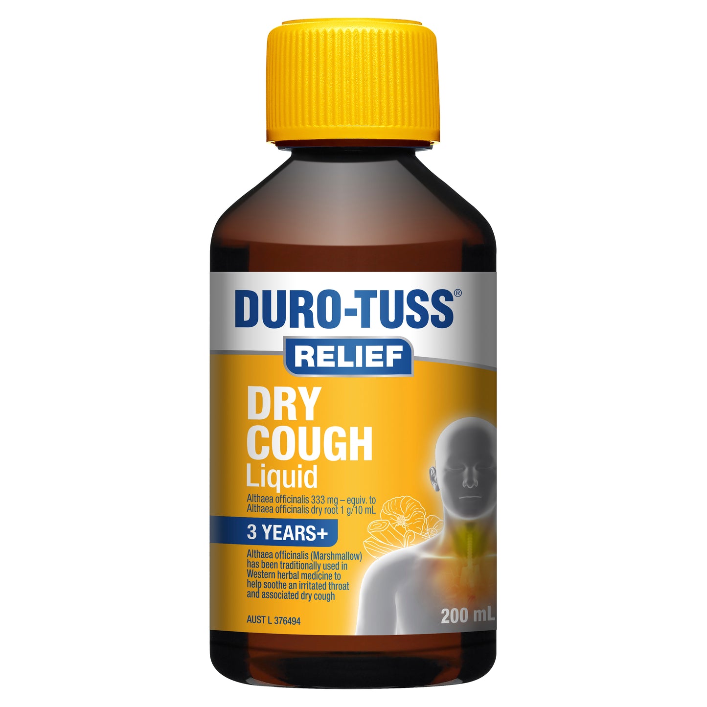 DURO-TUSS RELIEF Dry Cough Liquid - Blackberry & Vanilla Flavour