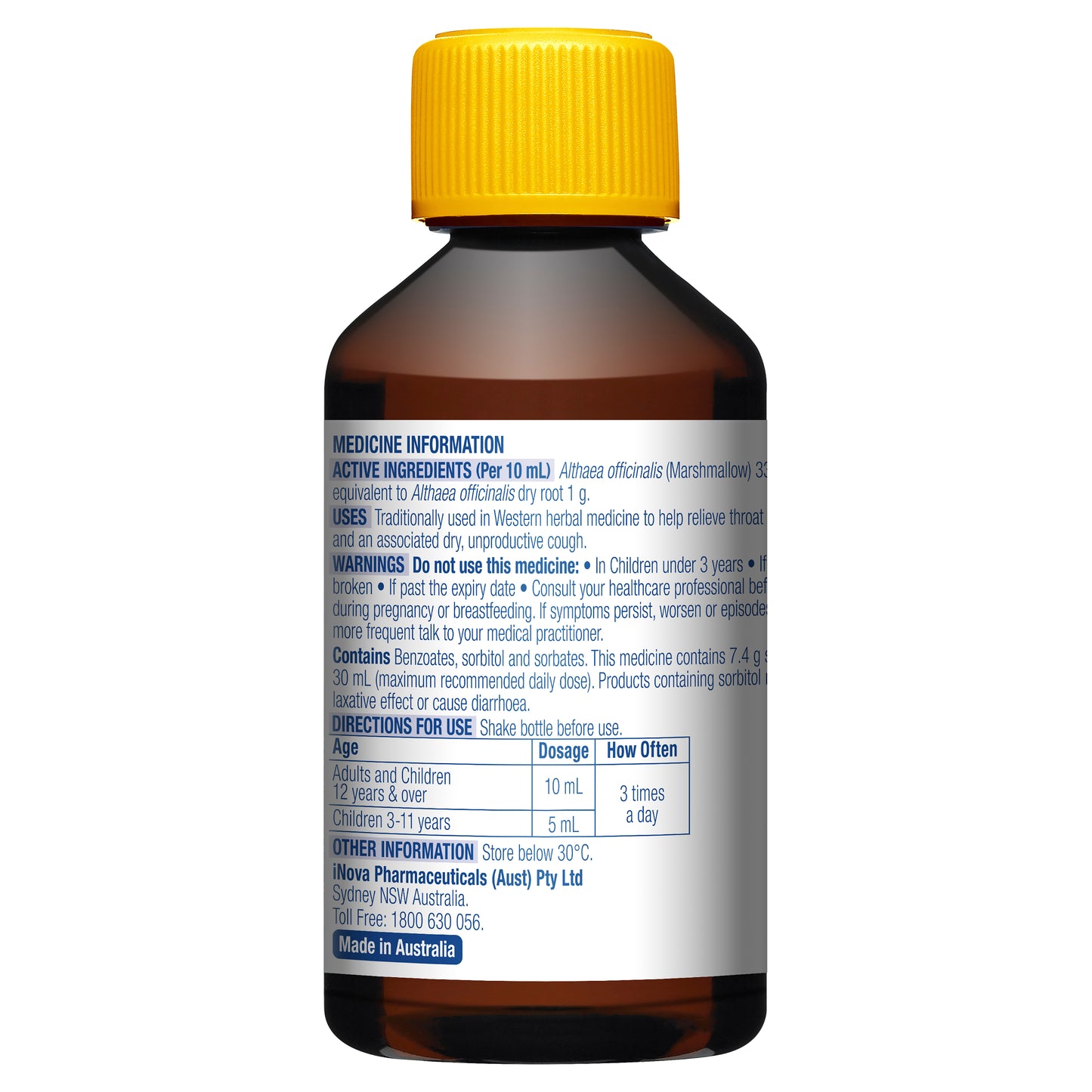 DURO-TUSS RELIEF Dry Cough Liquid - Blackberry & Vanilla Flavour