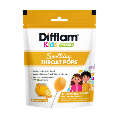 Difflam Kids Soothing Throat Pops