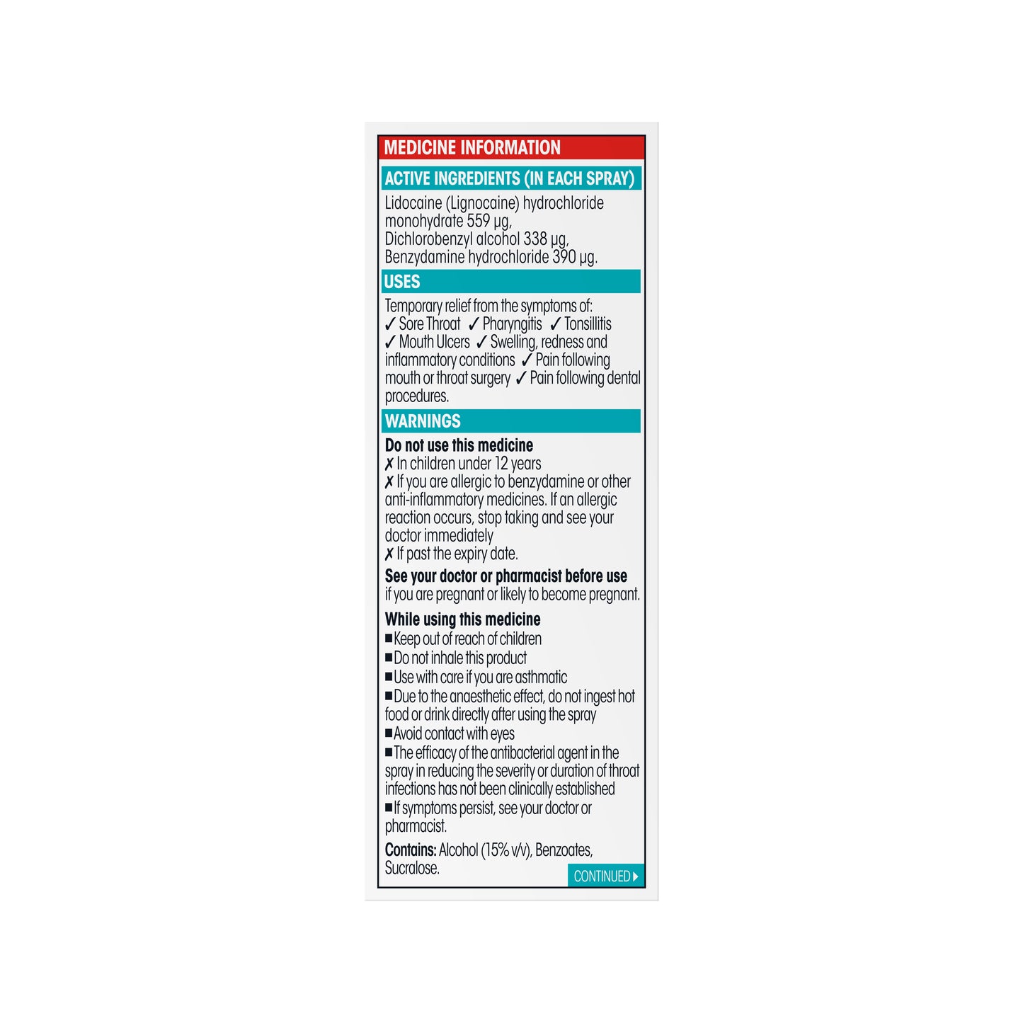Difflam Plus Anaesthetic Sore Throat Spray 225 Sprays