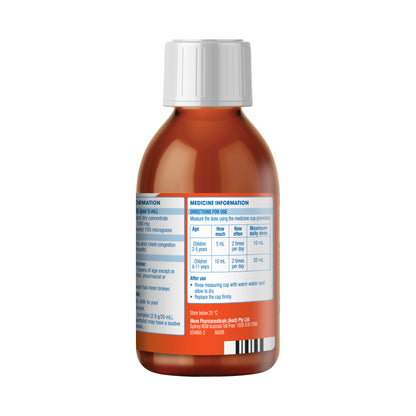 Demazin Kids 2+ Cough + Immune Defence Syrup Natural Berry Flavour