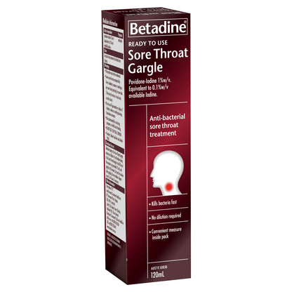 Betadine Ready To Use Sore Throat Gargle