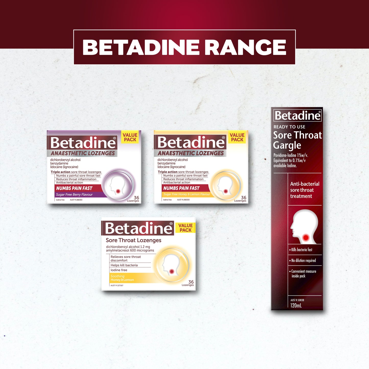 Betadine Ready To Use Sore Throat Gargle
