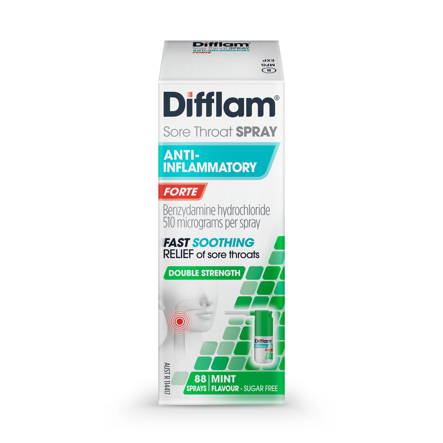 Difflam Sore Throat Spray Forte - 15ml (88 spray)