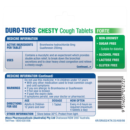 DURO-TUSS Chesty Cough Forte